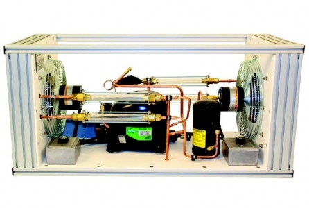 Mobile table-top air conditioning and refrigeration trainer